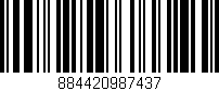 Código de barras (EAN, GTIN, SKU, ISBN): '884420987437'