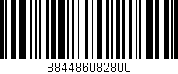 Código de barras (EAN, GTIN, SKU, ISBN): '884486082800'
