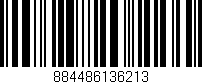 Código de barras (EAN, GTIN, SKU, ISBN): '884486136213'