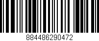 Código de barras (EAN, GTIN, SKU, ISBN): '884486290472'
