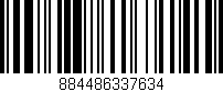 Código de barras (EAN, GTIN, SKU, ISBN): '884486337634'