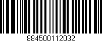 Código de barras (EAN, GTIN, SKU, ISBN): '884500112032'