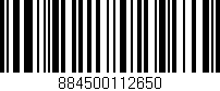 Código de barras (EAN, GTIN, SKU, ISBN): '884500112650'