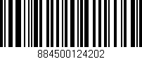 Código de barras (EAN, GTIN, SKU, ISBN): '884500124202'