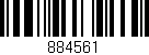 Código de barras (EAN, GTIN, SKU, ISBN): '884561'