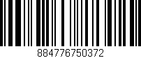 Código de barras (EAN, GTIN, SKU, ISBN): '884776750372'