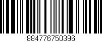 Código de barras (EAN, GTIN, SKU, ISBN): '884776750396'
