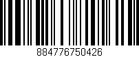 Código de barras (EAN, GTIN, SKU, ISBN): '884776750426'