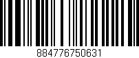 Código de barras (EAN, GTIN, SKU, ISBN): '884776750631'