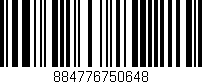 Código de barras (EAN, GTIN, SKU, ISBN): '884776750648'