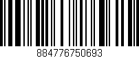 Código de barras (EAN, GTIN, SKU, ISBN): '884776750693'
