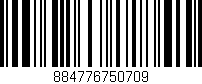 Código de barras (EAN, GTIN, SKU, ISBN): '884776750709'