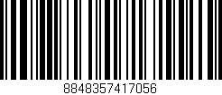 Código de barras (EAN, GTIN, SKU, ISBN): '8848357417056'