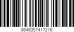 Código de barras (EAN, GTIN, SKU, ISBN): '8848357417216'