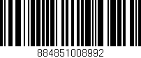 Código de barras (EAN, GTIN, SKU, ISBN): '884851008992'