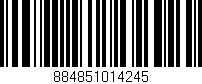 Código de barras (EAN, GTIN, SKU, ISBN): '884851014245'