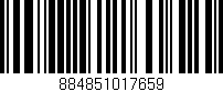 Código de barras (EAN, GTIN, SKU, ISBN): '884851017659'