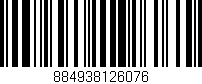 Código de barras (EAN, GTIN, SKU, ISBN): '884938126076'