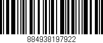 Código de barras (EAN, GTIN, SKU, ISBN): '884938197922'
