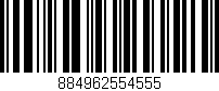 Código de barras (EAN, GTIN, SKU, ISBN): '884962554555'