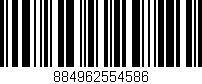 Código de barras (EAN, GTIN, SKU, ISBN): '884962554586'