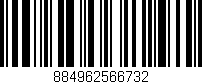 Código de barras (EAN, GTIN, SKU, ISBN): '884962566732'
