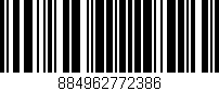 Código de barras (EAN, GTIN, SKU, ISBN): '884962772386'