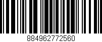 Código de barras (EAN, GTIN, SKU, ISBN): '884962772560'