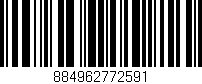 Código de barras (EAN, GTIN, SKU, ISBN): '884962772591'