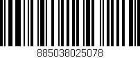 Código de barras (EAN, GTIN, SKU, ISBN): '885038025078'