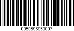 Código de barras (EAN, GTIN, SKU, ISBN): '8850596959037'