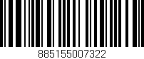 Código de barras (EAN, GTIN, SKU, ISBN): '885155007322'