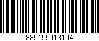 Código de barras (EAN, GTIN, SKU, ISBN): '885155013194'