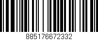 Código de barras (EAN, GTIN, SKU, ISBN): '885176672332'