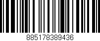 Código de barras (EAN, GTIN, SKU, ISBN): '885178389436'