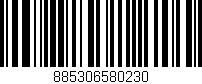 Código de barras (EAN, GTIN, SKU, ISBN): '885306580230'