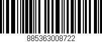 Código de barras (EAN, GTIN, SKU, ISBN): '885363008722'