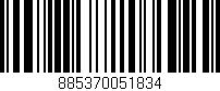 Código de barras (EAN, GTIN, SKU, ISBN): '885370051834'