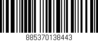 Código de barras (EAN, GTIN, SKU, ISBN): '885370138443'