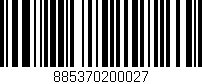 Código de barras (EAN, GTIN, SKU, ISBN): '885370200027'