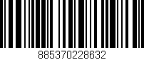Código de barras (EAN, GTIN, SKU, ISBN): '885370228632'