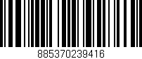 Código de barras (EAN, GTIN, SKU, ISBN): '885370239416'