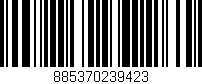 Código de barras (EAN, GTIN, SKU, ISBN): '885370239423'