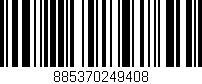 Código de barras (EAN, GTIN, SKU, ISBN): '885370249408'