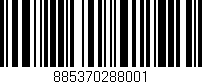 Código de barras (EAN, GTIN, SKU, ISBN): '885370288001'