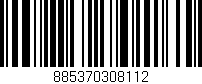 Código de barras (EAN, GTIN, SKU, ISBN): '885370308112'