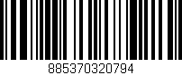 Código de barras (EAN, GTIN, SKU, ISBN): '885370320794'