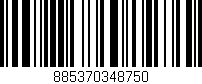Código de barras (EAN, GTIN, SKU, ISBN): '885370348750'