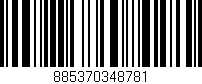 Código de barras (EAN, GTIN, SKU, ISBN): '885370348781'