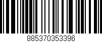 Código de barras (EAN, GTIN, SKU, ISBN): '885370353396'